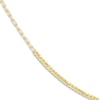 Thumbnail Image 1 of Solid Paperclip & Curb Chain Necklace 14K Yellow Gold 20"