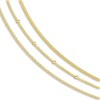 Thumbnail Image 2 of Bead, Rolo & Curb Chain Necklace 14K Yellow Gold 18&quot;