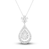 Thumbnail Image 1 of Diamond Pendant Necklace 1 ct tw Round 14K White Gold 18&quot;