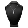 Thumbnail Image 4 of Diamond Pendant Necklace 1 ct tw Round 14K White Gold 18&quot;