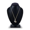 Thumbnail Image 2 of Charm'd by Lulu Frost Freshwater Cultured Pearl, White Lab-Created Sapphire and Diamond Accent Charm 18&quot; Box Chain Necklace Set 10K Two-Tone Gold