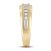 Thumbnail Image 2 of Men's Diamond Anniversary Band 1/4 ct tw Round 14K Yellow Gold