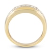 Thumbnail Image 3 of Men's Diamond Anniversary Band 1/4 ct tw Round 14K Yellow Gold