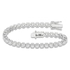 Thumbnail Image 0 of Lab-Created Diamond Tennis Bracelet 5 ct tw 14K White Gold 7.25"