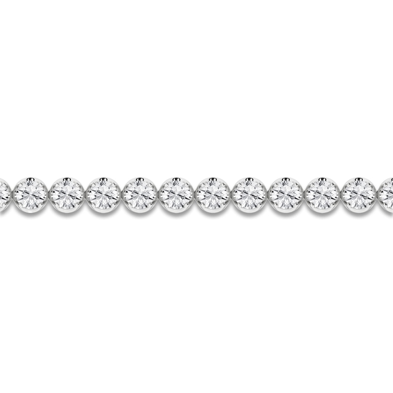 Main Image 2 of Lab-Created Diamond Tennis Bracelet 5 ct tw 14K White Gold 7.25&quot;