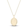 Thumbnail Image 3 of Men's Diamond Cross Pendant Necklace 1/10 ct tw Round 14K Yellow Gold 22&quot;