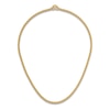 Thumbnail Image 4 of High-Polish Open Oval Chain Necklace 24K Yellow Gold 20&quot; 5.4mm