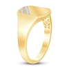 Thumbnail Image 2 of Men's Diamond Ring 1/20 ct tw Round 14K Yellow Gold