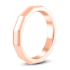 Thumbnail Image 2 of High-Polish Angled Wedding Band 14K Rose Gold 3.50mm