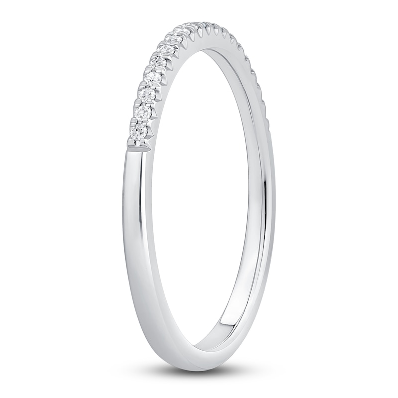 Main Image 2 of Diamond Anniversary Band 1/10 ct tw 14K White Gold