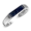 Thumbnail Image 2 of 1933 by Esquire Men's Natural Sodalite & Blue Sapphire Cuff Bracelet Sterling Silver