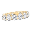 Thumbnail Image 1 of Certified Round-Cut Diamond Eternity Band 5-3/4 - 7-5/8 ct tw 14K Yellow Gold