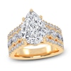 Thumbnail Image 1 of Pear-Shaped Created By Jared Studio Lab-Created Diamond Engagement Ring 4-3/4 ct tw 14K Yellow Gold