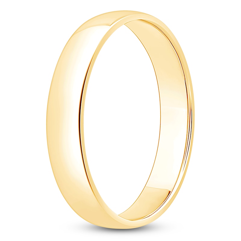 Main Image 2 of Comfort Fit Wedding Band 10K Yellow Gold 4mm Size 7