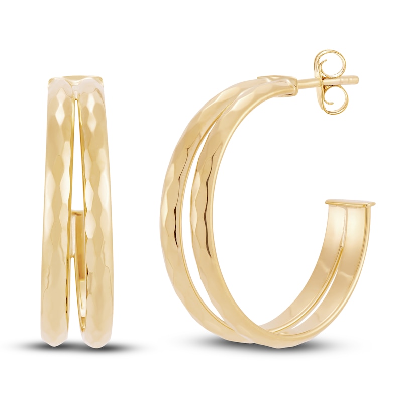 Tube Hoop Earrings 10K Yellow Gold | Jared