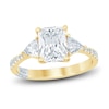 Thumbnail Image 0 of Pnina Tornai Diamond Engagement Ring 2-7/8 ct tw Radiant/Trillion/ Round 14K Yellow Gold