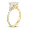 Thumbnail Image 1 of Pnina Tornai Diamond Engagement Ring 2-7/8 ct tw Radiant/Trillion/ Round 14K Yellow Gold