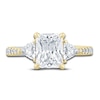 Thumbnail Image 2 of Pnina Tornai Diamond Engagement Ring 2-7/8 ct tw Radiant/Trillion/ Round 14K Yellow Gold