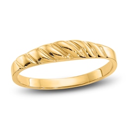 High-Polish Dome Ring 14K Yellow Gold