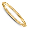 Thumbnail Image 2 of Domed Omega Bracelet 14K Yellow Gold 7" 4.0mm