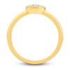 Thumbnail Image 2 of Diamond Pave Ring 1/5 ct tw Round 14K Yellow Gold