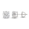 Thumbnail Image 2 of Lab-Created Diamond Solitaire Stud Earrings 4 ct tw Round 14K White Gold (SI2/F)