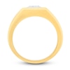 Thumbnail Image 3 of Men's Diamond Wedding Band 1/4 ct tw Baguette 14K Yellow Gold