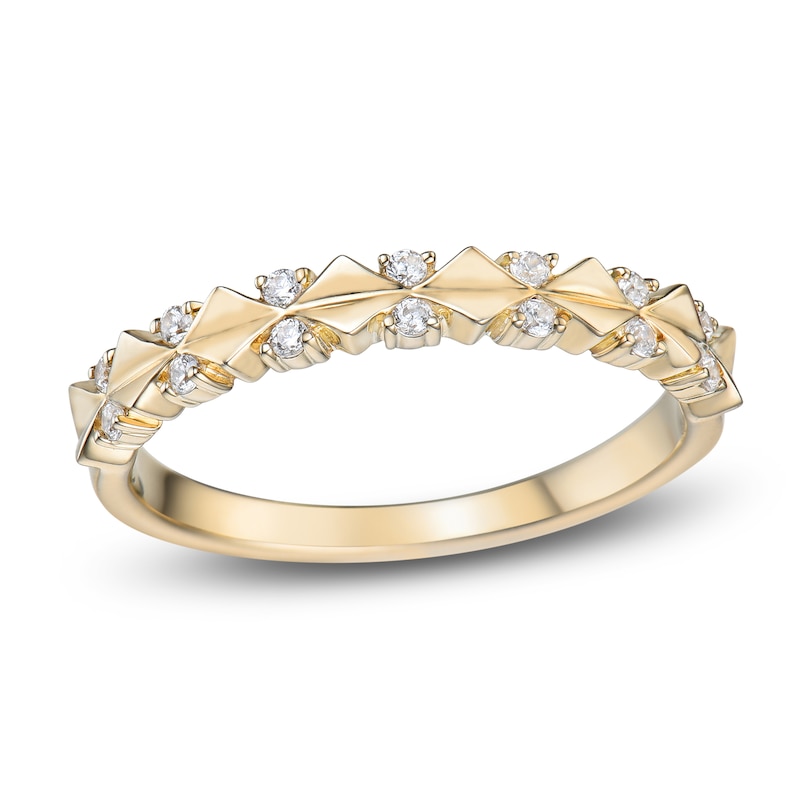 Main Image 1 of Diamond Ring 1/8 ct tw 14K Yellow Gold