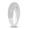 Thumbnail Image 3 of Diamond Multi-Row Pave Ring 2 ct tw Round 14K White Gold