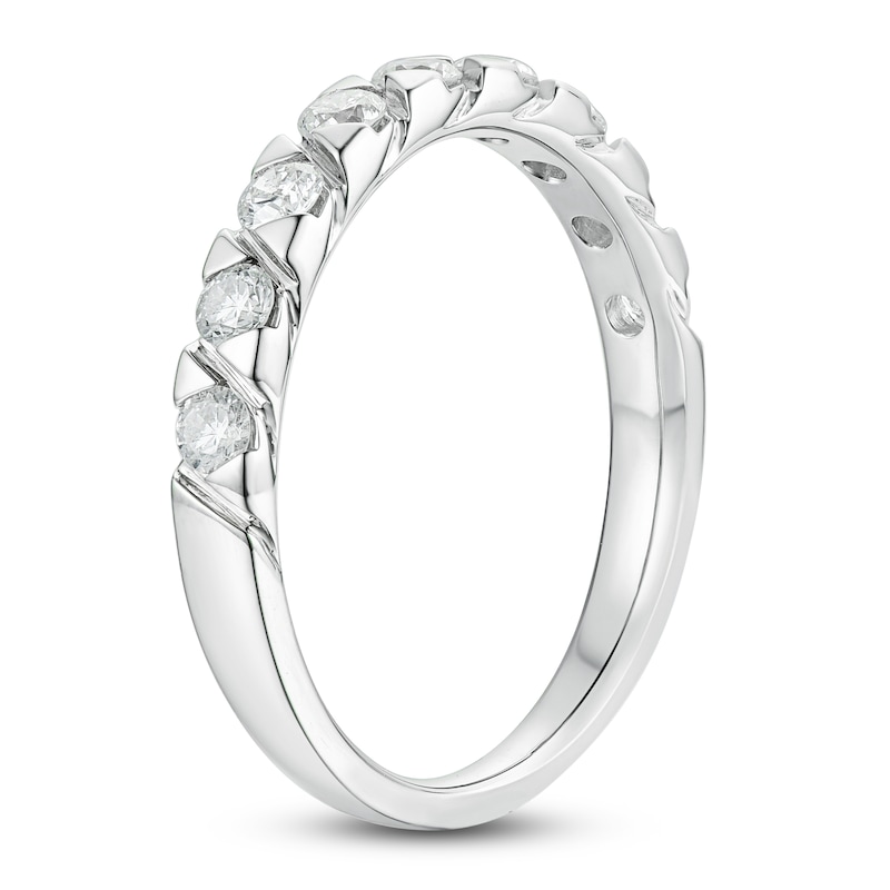 Main Image 2 of Diamond Anniversary Band 1/2 ct tw 14K White Gold