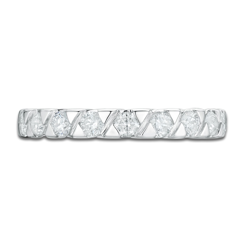 Main Image 3 of Diamond Anniversary Band 1/2 ct tw 14K White Gold