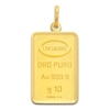 Thumbnail Image 1 of Rectangular 10g Ingot Charm 24K/18K Yellow Gold