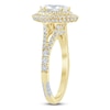 Thumbnail Image 2 of Pnina Tornai Marquise-Cut Double Halo Engagement Ring 1-1/8 ct tw 14K Yellow Gold