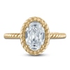 Thumbnail Image 3 of Lab-Created Oval Diamond Solitaire Ring 1-1/2 ct tw 18K Yellow Gold (F/SI2)