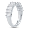 Thumbnail Image 2 of Lab-Created Baguette-Cut Diamond Anniversary Ring 2-1/5 ct tw 14K White Gold