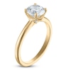 Thumbnail Image 2 of Lab-Created Round-Cut Solitaire Plus Engagement Ring 1-1/2 ct tw 18K Yellow Gold (F/VS)