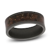 Thumbnail Image 0 of Men's Red Sand, Dinosaur Bone & 24K Gold Fleck Wedding Band Matte Tungsten Carbide 8mm