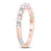 Thumbnail Image 2 of Pnina Tornai Cultured Pearl & Baguette-Cut Diamond Anniversary Ring 1/6 ct tw 14K Rose Gold