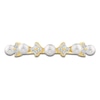 Thumbnail Image 3 of Pnina Tornai Cultured Pearl & Diamond Quatrefoil Anniversary Ring 1/6 ct tw 14K Yellow Gold