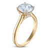 Thumbnail Image 2 of Round-Cut Lab-Created Diamond Solitaire Plus Engagement Ring 2-1/2 ct tw 18K Yellow Gold (VS2/F)