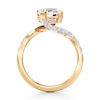 Thumbnail Image 2 of J'Lure Octagon Brilliant-Cut Lab-Created Diamond Bypass Engagement Ring 2-1/2 ct tw 18K Yellow Gold