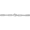 Thumbnail Image 2 of Paperclip Chain Bracelet 4.2mm 14K White Gold 7.5&quot;