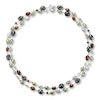 Thumbnail Image 2 of Cultured Pearl & Gemstone 37&quot; Necklace Sterling Silver