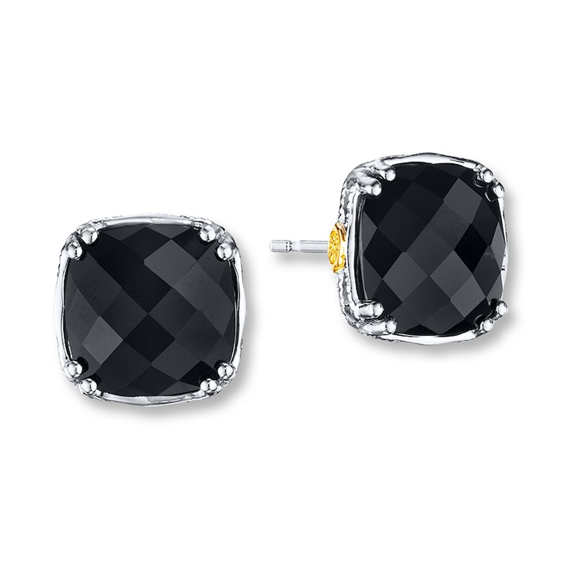 Main Image 1 of Tacori Onyx Earrings Sterling Silver/18K Yellow Gold