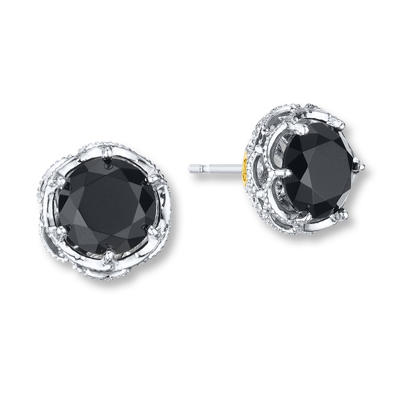 Main Image 1 of Tacori Onyx Earrings Sterling Silver/18K Yellow Gold