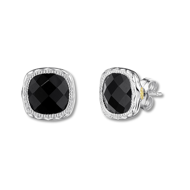 Main Image 1 of Tacori Onyx Earrings Sterling Silver/18K Yellow Gold