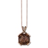 Thumbnail Image 2 of Le Vian Chocolate Quartz Necklace 1/2 ct tw Diamonds 14K Gold