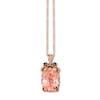 Thumbnail Image 1 of Le Vian Morganite Necklace 1/4 ct tw Diamonds 14K Strawberry Gold