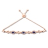 Thumbnail Image 1 of Le Vian Natural Sapphire Bolo Bracelet 1-1/2 ct tw Diamonds 14K Strawberry Gold