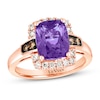 Thumbnail Image 1 of Le Vian Natural Amethyst Ring 1/3 ct tw Diamonds 14K Strawberry Gold